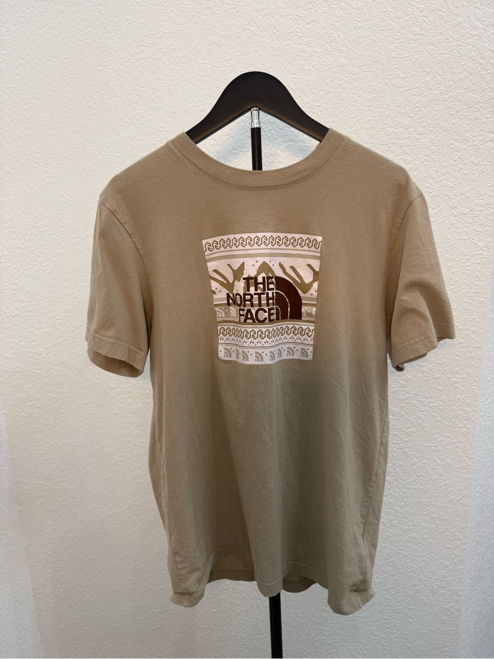 The North Face Short-Sleeve Graphic Tee in Khaki